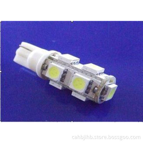 T10 - 9SMD - 5050 - 3, LED Headlight Bulbs for DC 12 volts